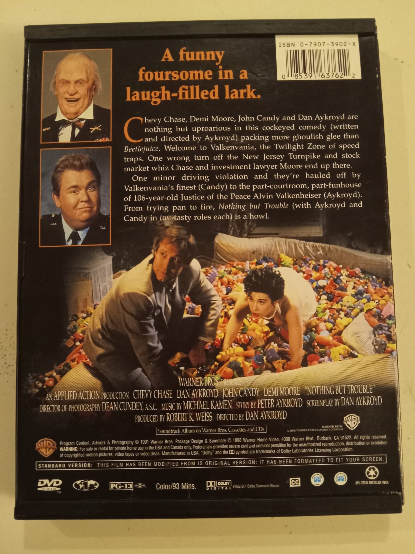 Nothing But Trouble, DVD Movie, Widescreen, Rated PG-13, USED