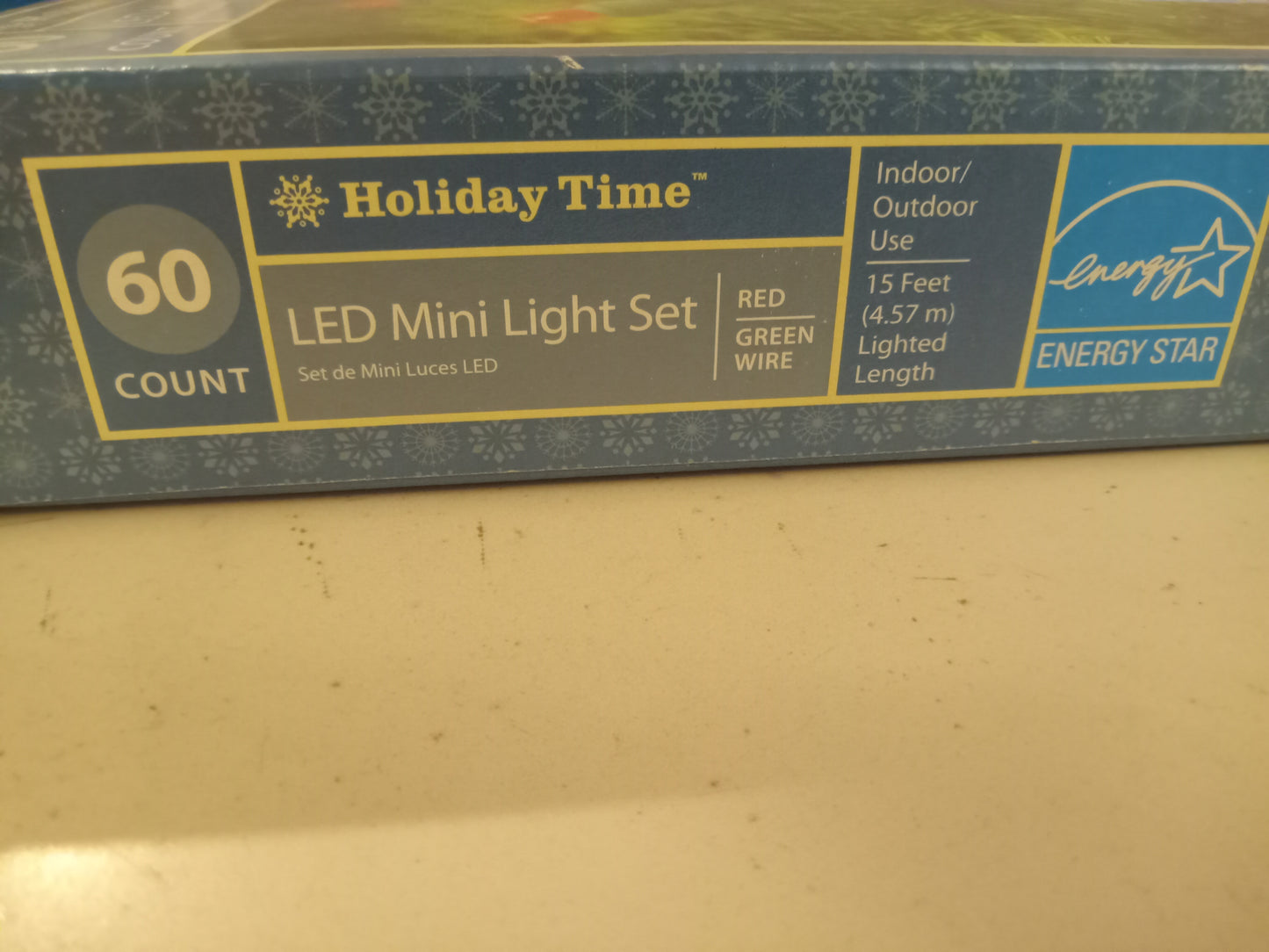 Christmas Lights, 50/100/300 LED Mini Lights, Multi-Color/Blue/Red/Cool & Warm White, Green Wire, Holiday Time, NEW