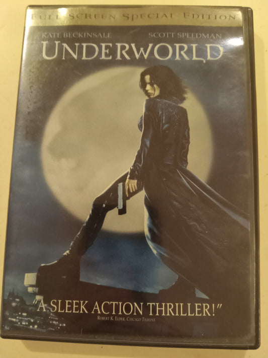 Underworld, DVD Movie, Kate Beckinsale, Fullscreen/Widescreen, Special Ed. Rated R, USED