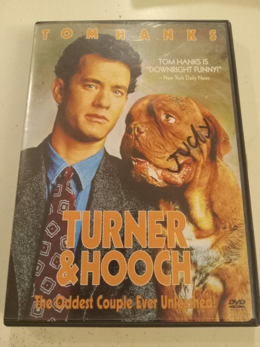 Turner And Hooch, DVD Movie, Tom Hanks Widescreen, Rated PG, USED