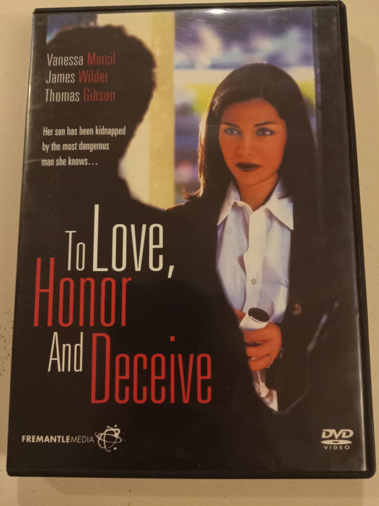 To Love Honor And Deceive, DVD Movie, Vanessa Marcil Widescreen, Not Rated, USED