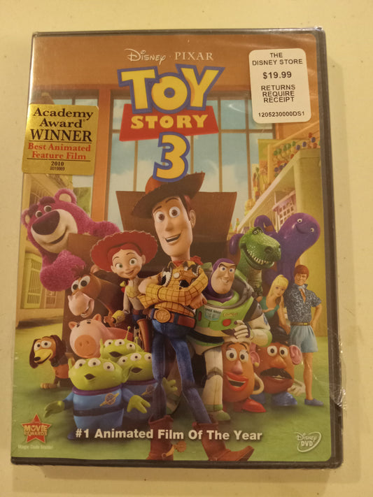 Toy Story 3, DVD Movie, Widescreen, Rated G, NEW