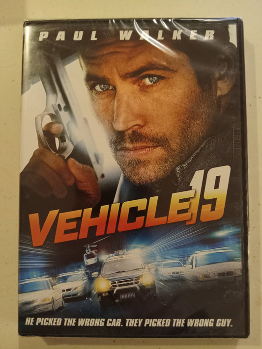 Vehicle 19, DVD Movie, Paul Walker, Widescreen, Rated R, NEW