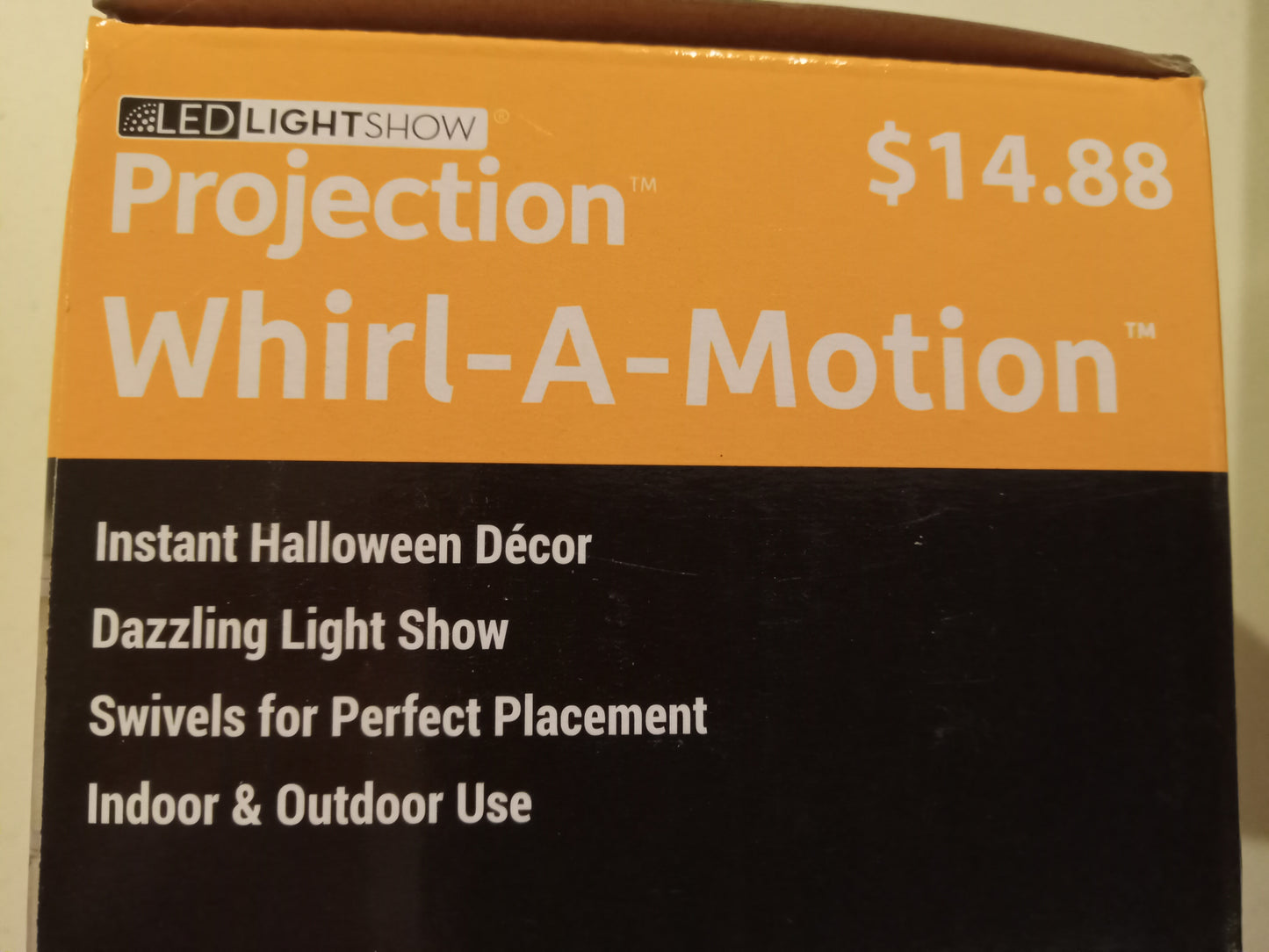 Halloween Lights, LED Light Projection Show, Whirl-A-Motion/Ghost Shadow Waves, Projector, NEW