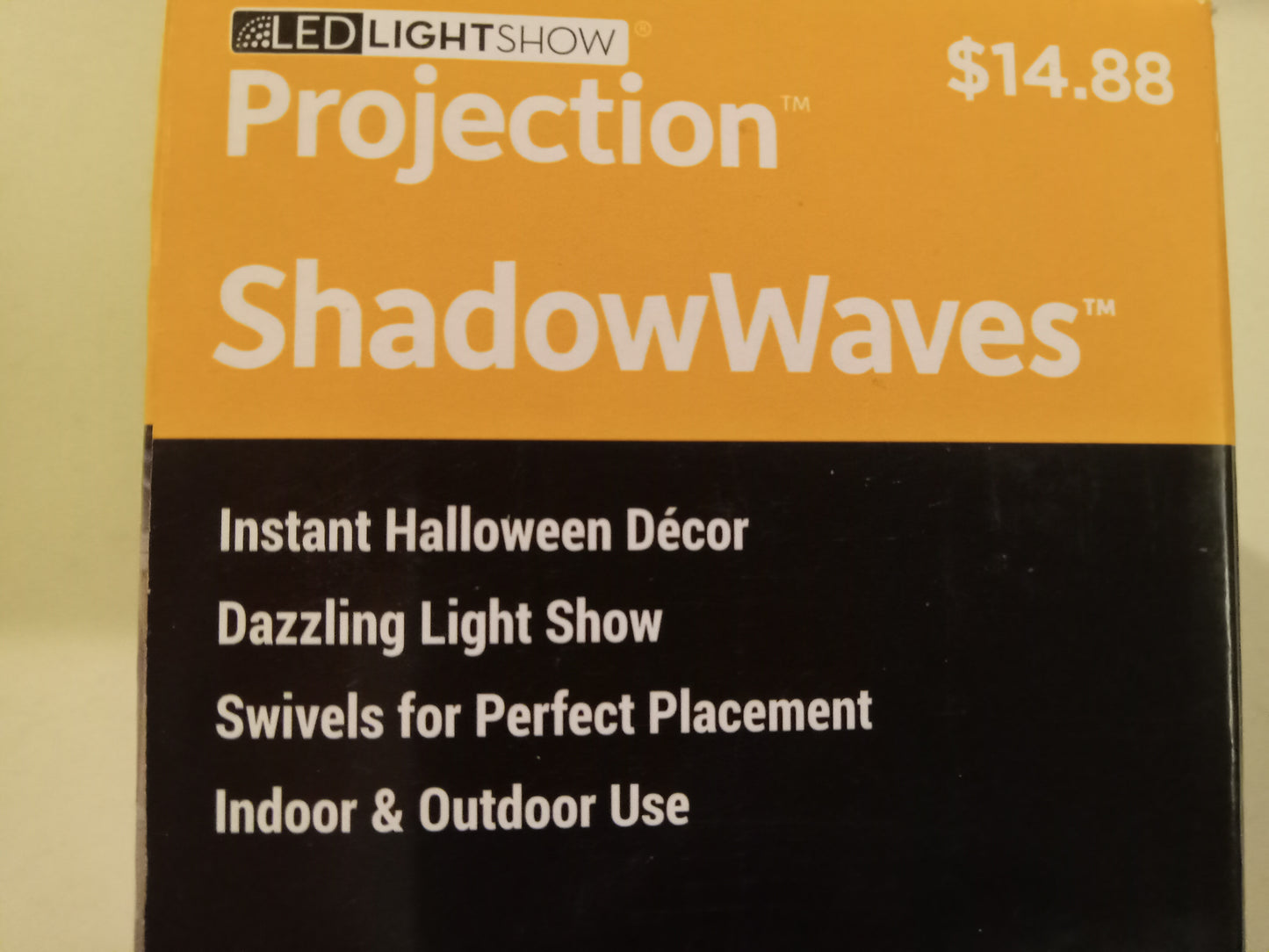 Halloween Lights, LED Light Projection Show, Whirl-A-Motion/Ghost Shadow Waves, Projector, NEW