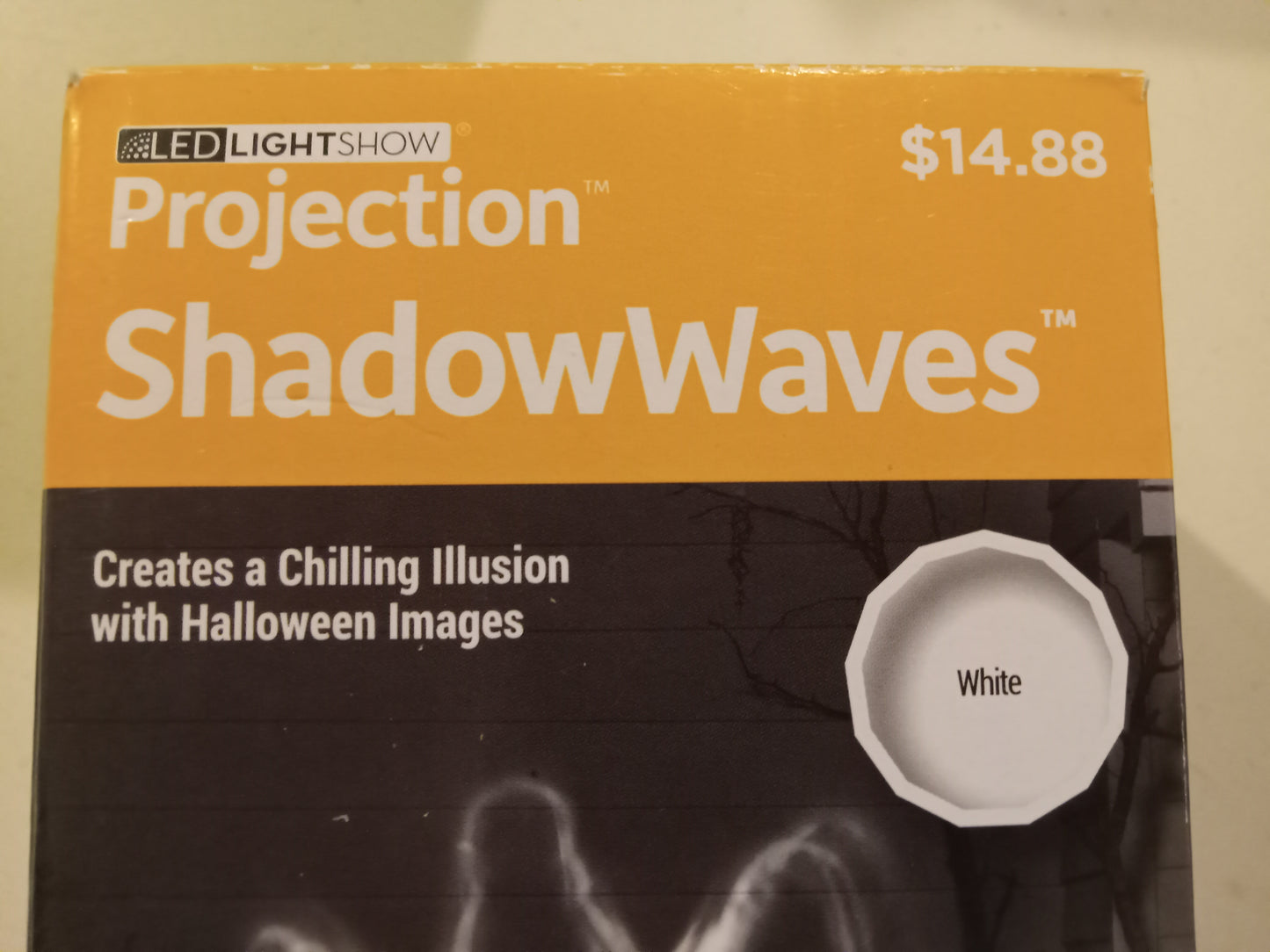 Halloween Lights, LED Light Projection Show, Whirl-A-Motion/Ghost Shadow Waves, Projector, NEW