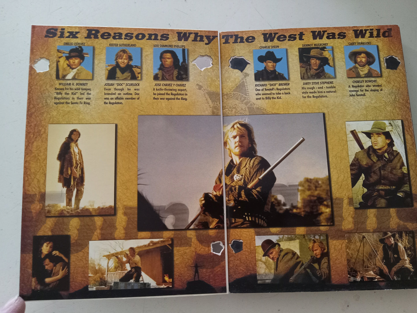 Young Guns, Exclusive Retro VHS Slip Cover/Special Ed. DVD Movie, Emilio Estevez Widescreen, Rated R, NEW/USED