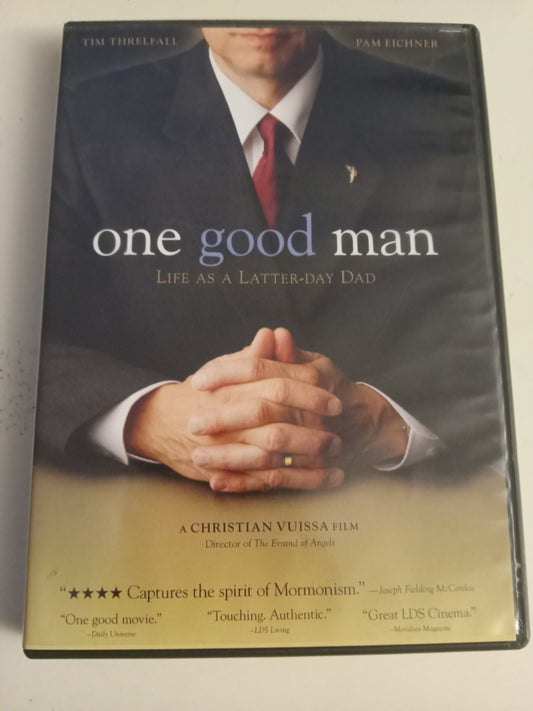 One Good Man, DVD Movie, Tim Threlfall LDS Church, Mormons, Widescreen, Rated PG, USED