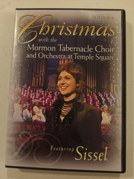 Christmas With The Mormon Tabernacle Choir And Orchestra At Temple Square, Volume 4, Sissel, LDS Church, DVD Movie, Widescreen, Not Rated, USED