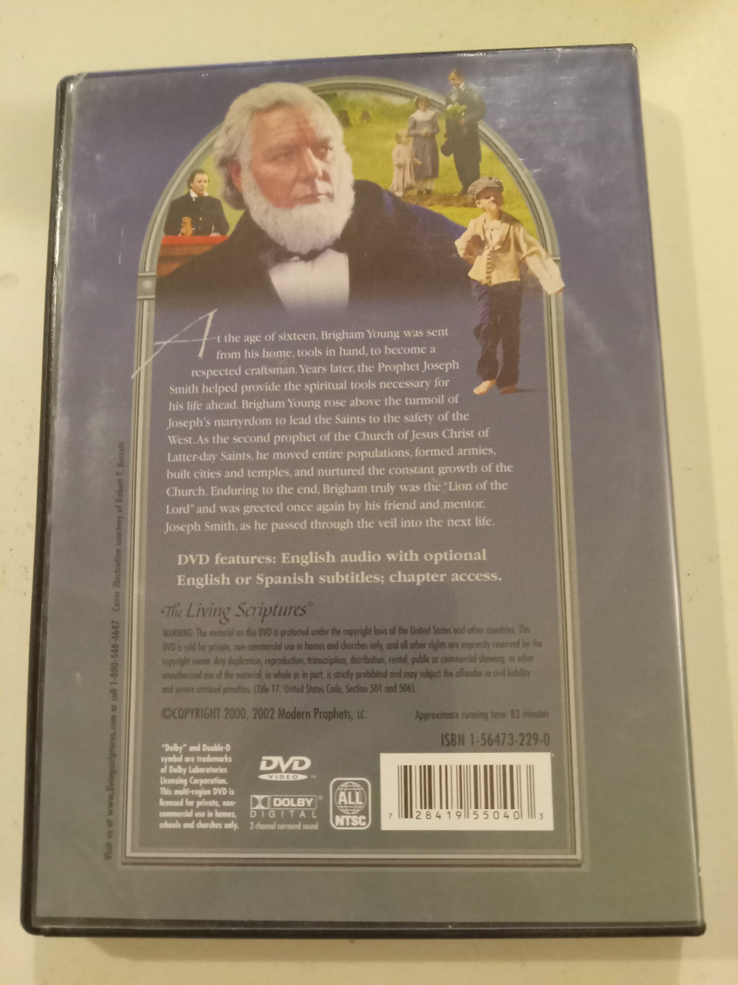The Modern Prophets, Brigham Young LDS Church, Mormons, DVD Movie, Fullscreen, Not Rated, USED