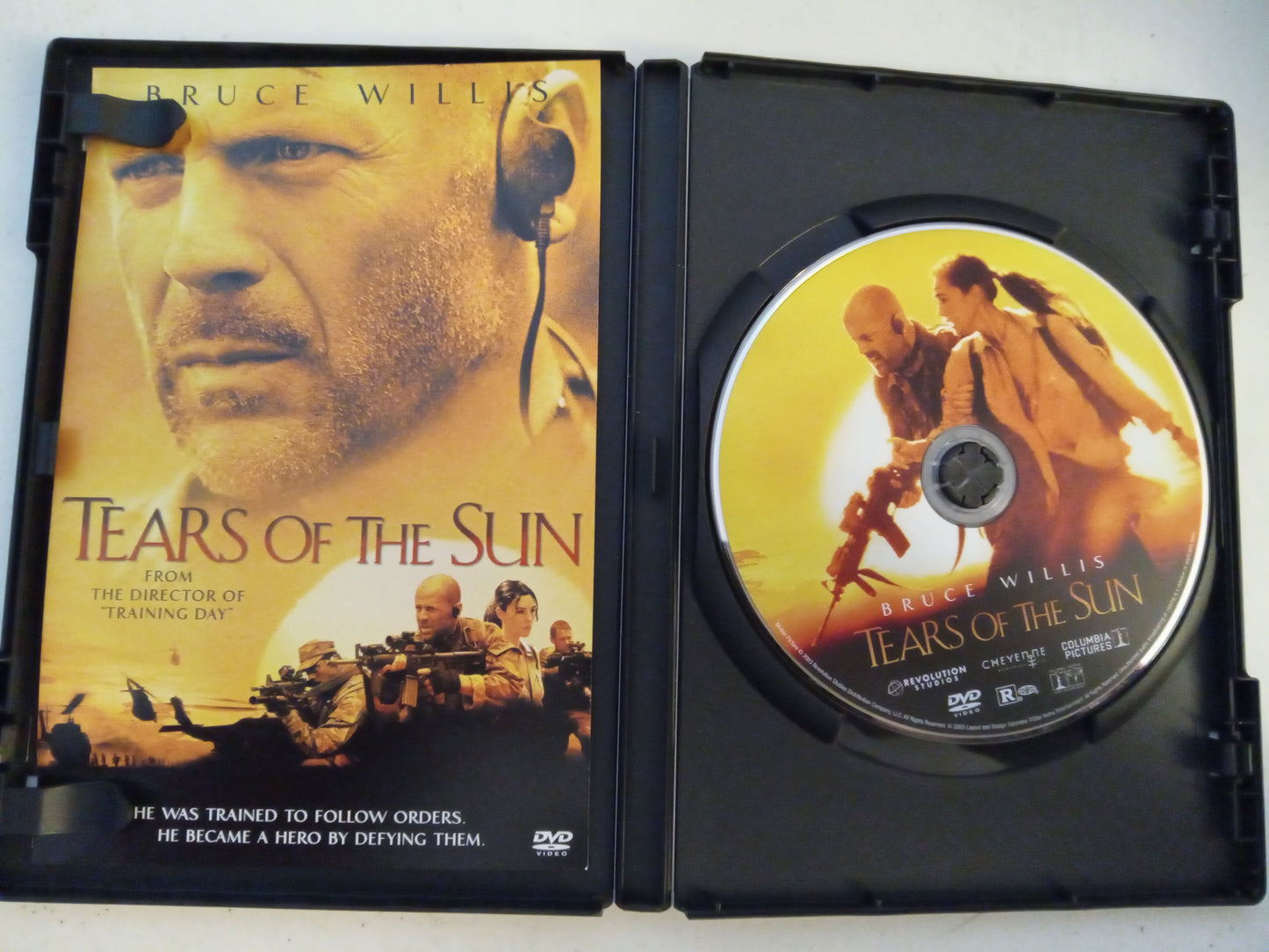 Tears Of The Sun, Special Edition, DVD Movie, Bruce Willis Widescreen, Rated R, USED