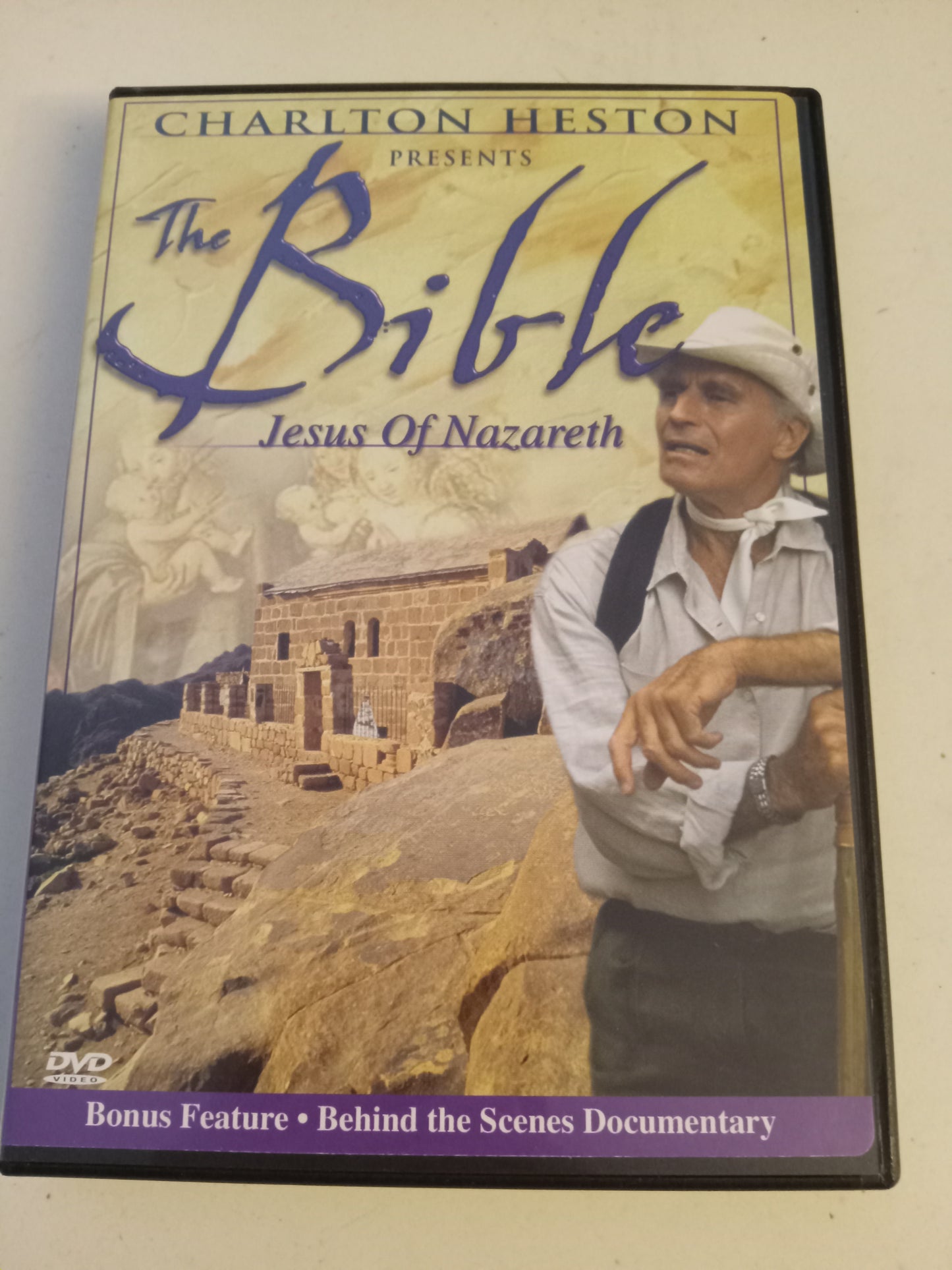 Charlton Heston Presents The Bible, Genesis, Story of Moses, Jesus Of Nazareth, DVD Movies, Fullscreen, Not Rated, USED