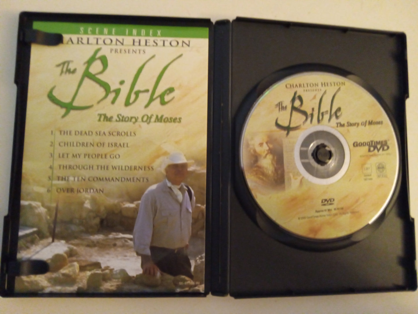 Charlton Heston Presents The Bible, Genesis, Story of Moses, Jesus Of Nazareth, DVD Movies, Fullscreen, Not Rated, USED