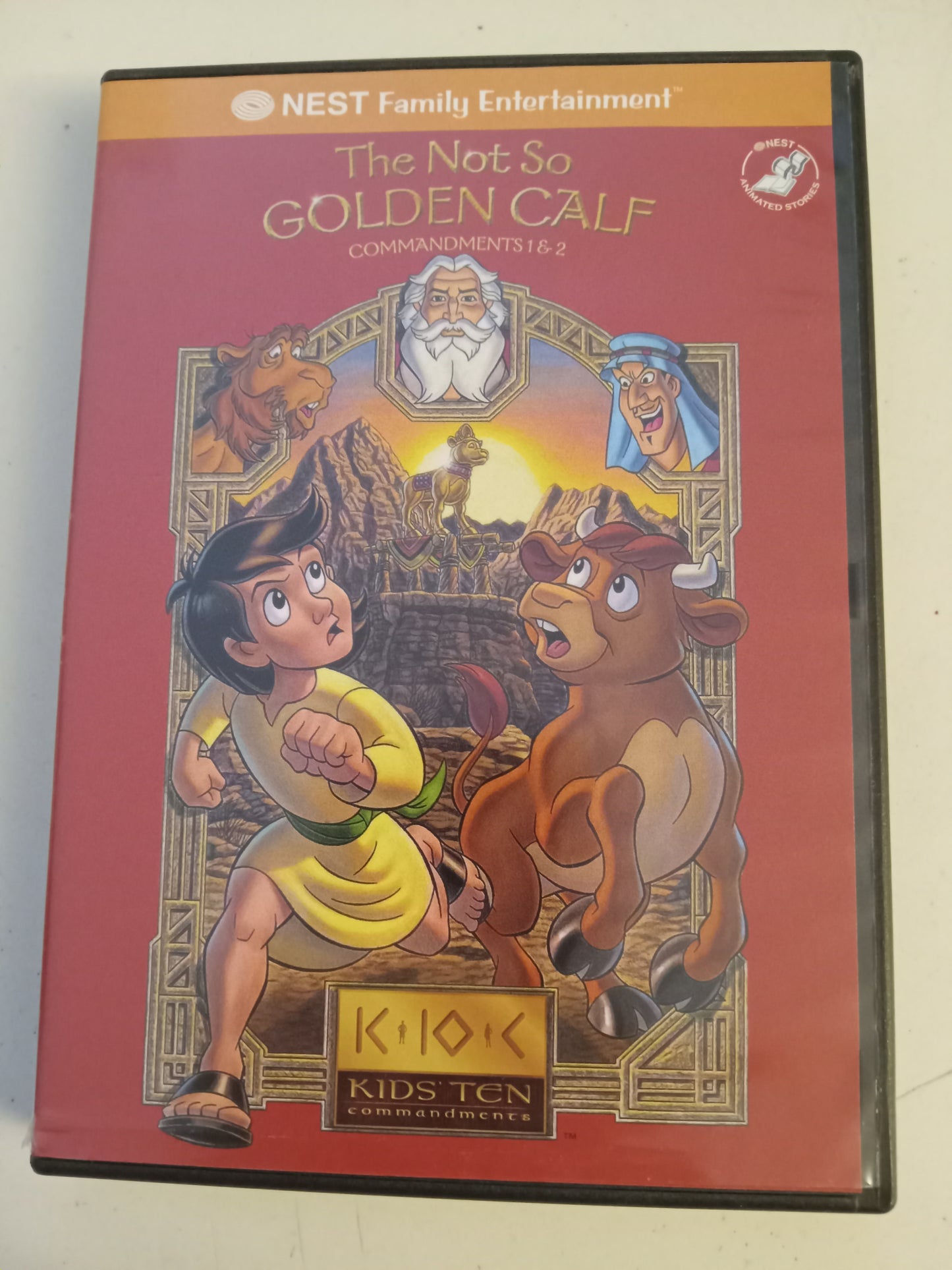 Kids Animated Ten Commandments Series, Nest Family Entertainment, DVD Movie, Widescreen, Not Rated, USED