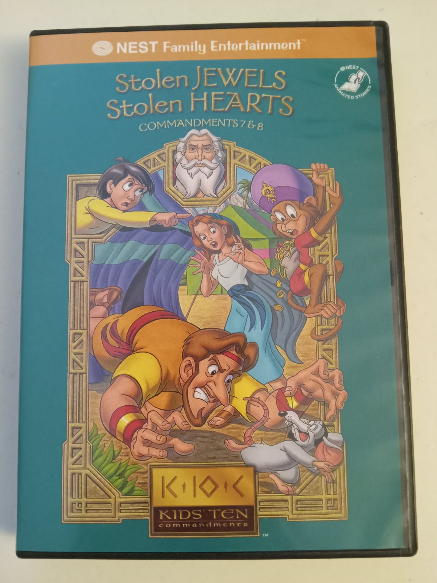Kids Animated Ten Commandments Series, Nest Family Entertainment, DVD Movie, Widescreen, Not Rated, USED