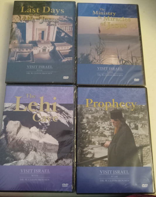 Visit Israel With Cleon Skousen Series, Various Titles, DVD Movies, Widescreen, LDS Church, Mormons, Not Rated, NEW/USED
