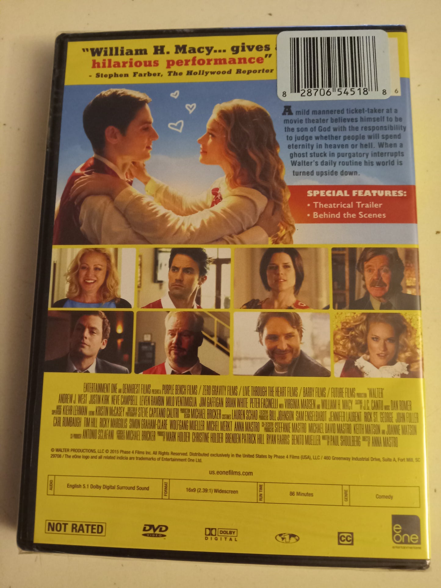 Walter, Heaven or Hell It's In His Hands, DVD Movie, Widescreen, Not Rated, NEW