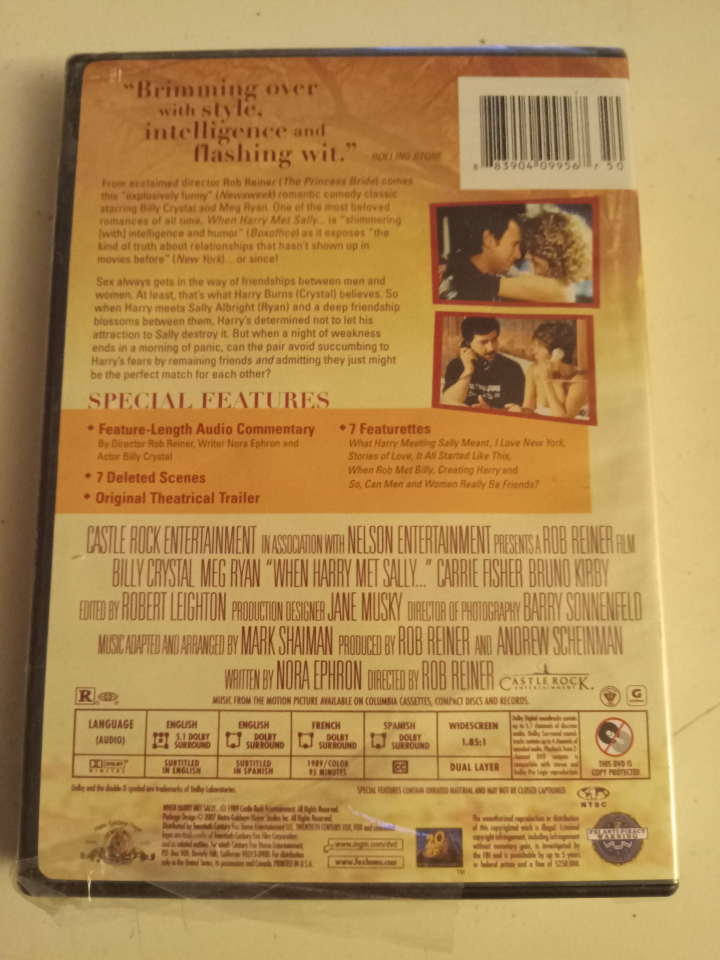 When Harry Met Sally, Standard/Collector's Ed. DVD Movie, Widescreen, Rated R, NEW/USED