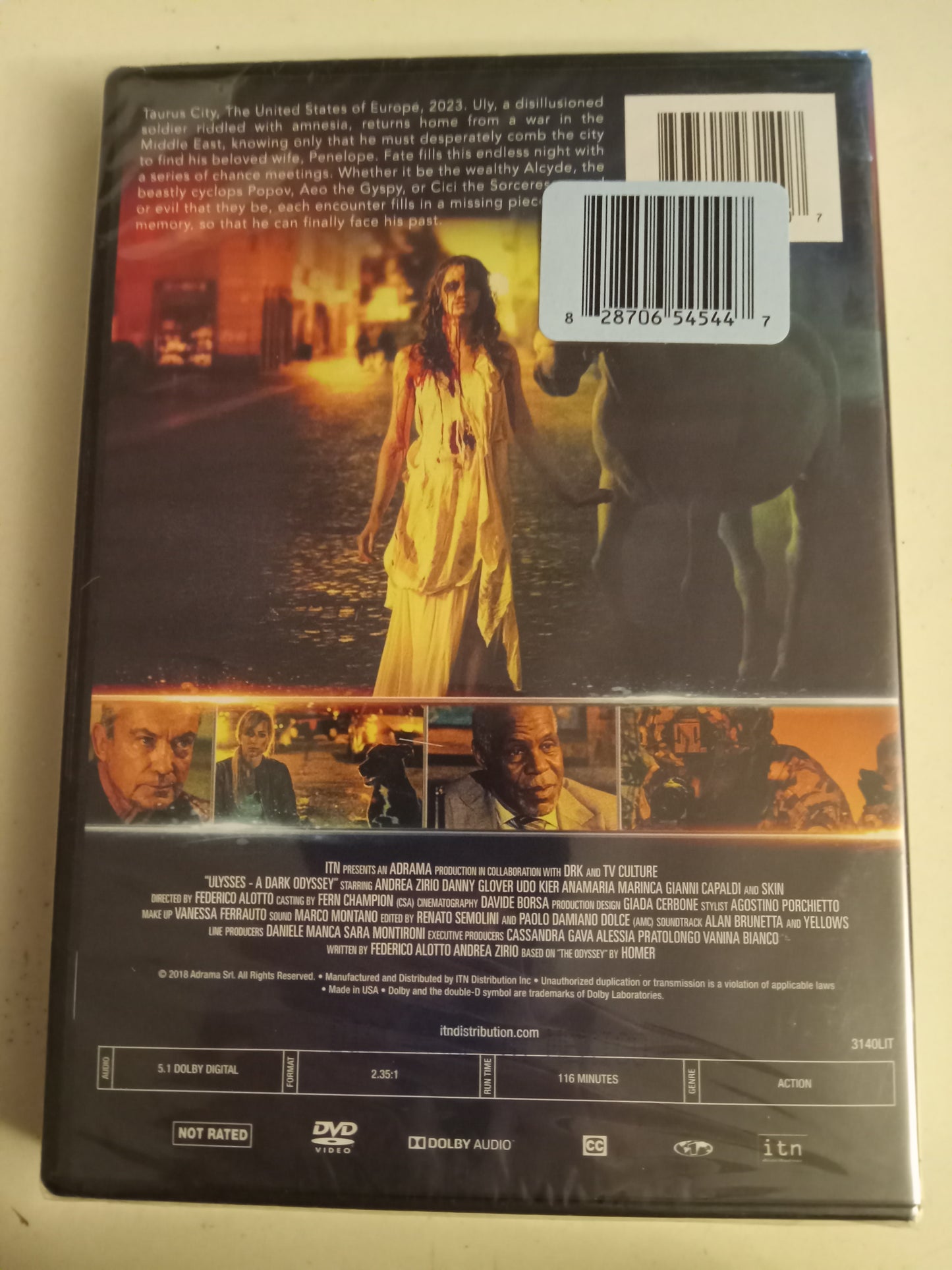 Ulysses A Dark Odyssey, DVD Movie, Widescreen, Not Rated, NEW