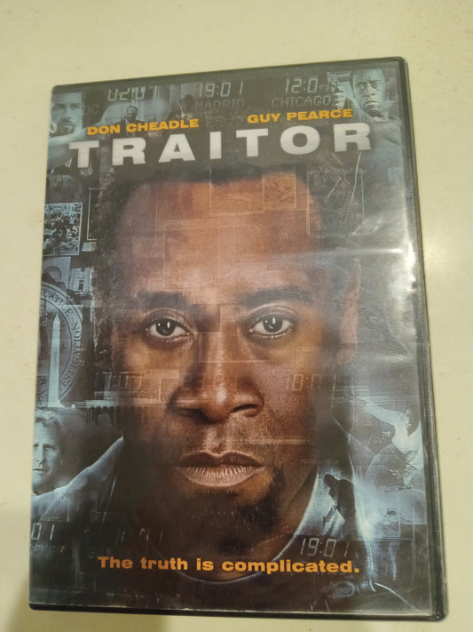 Traitor, DVD Movie, Don Cheadle, Widescreen, Rated PG-13, USED