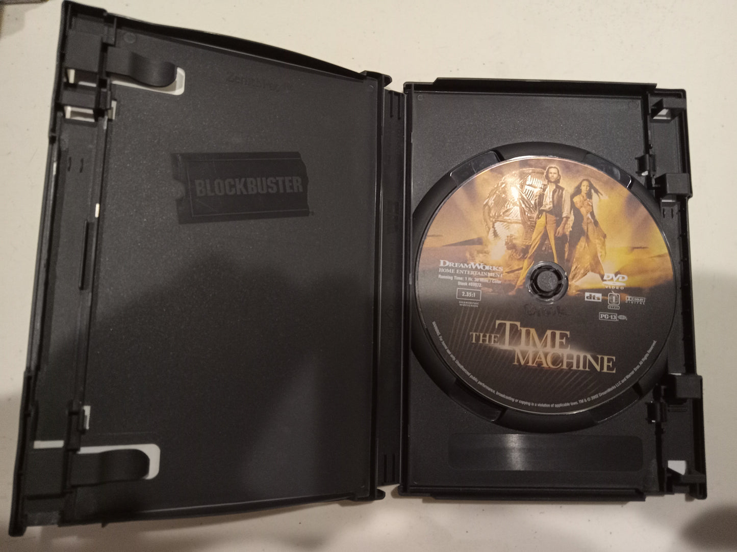 The Time Machine, DVD Movie, Widescreen, Rated PG-13, USED