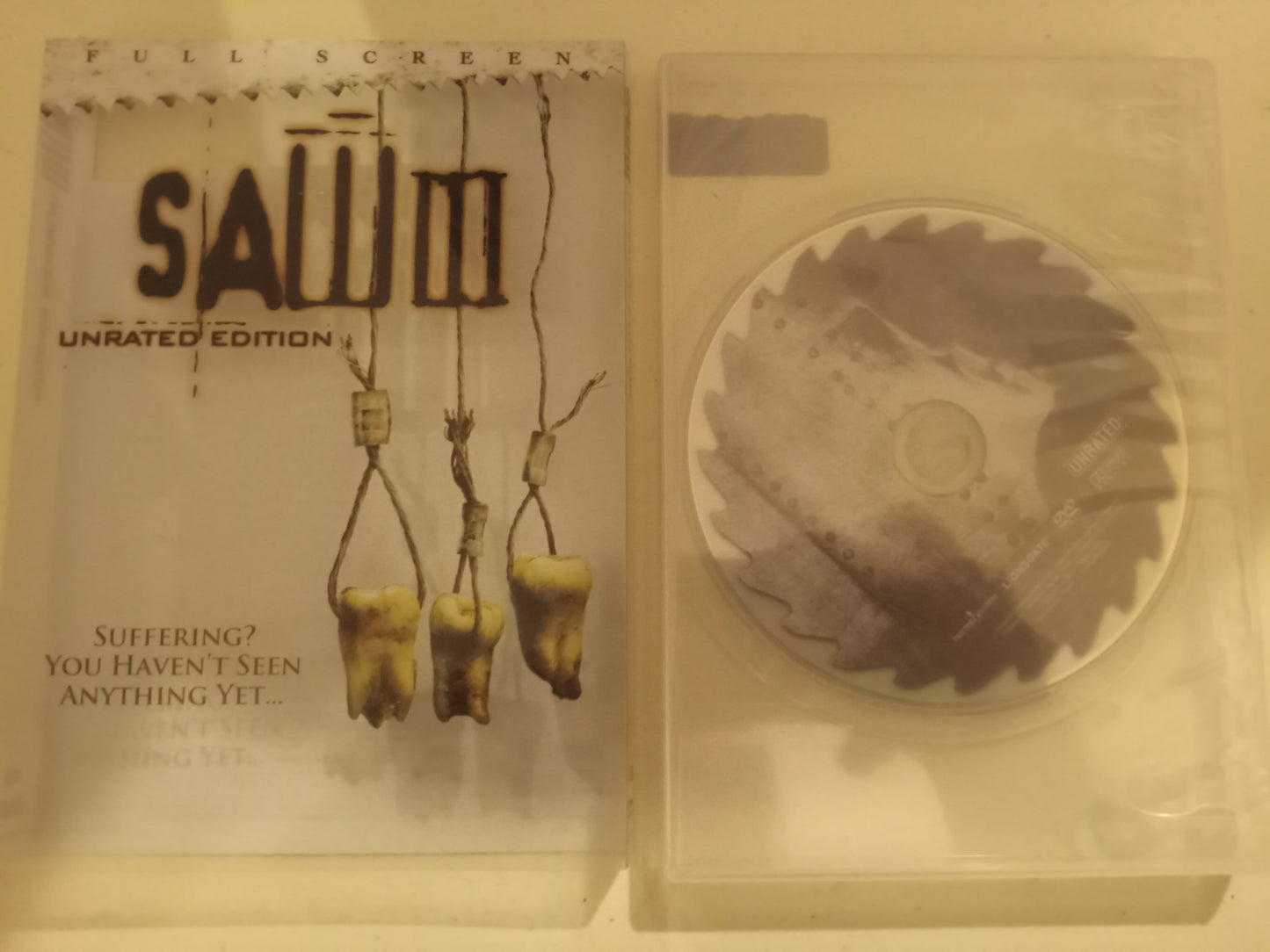 Saw III (3), DVD Movie, Widescreen/Fullscreen, Not Rated, USED