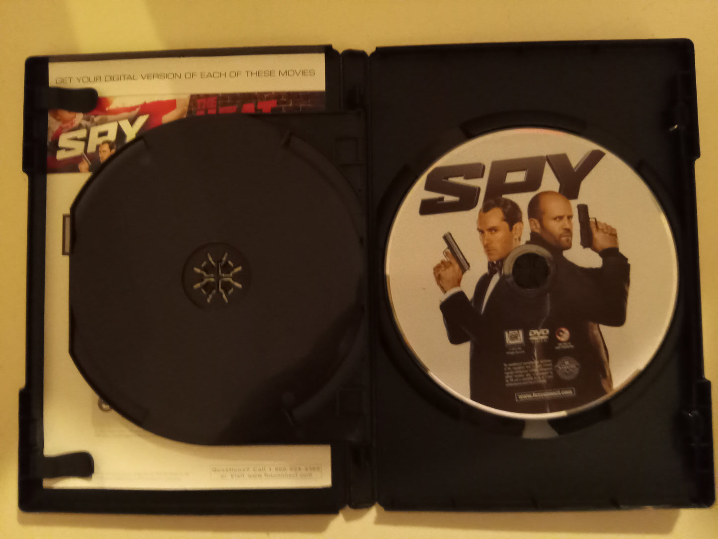 Spy, & The Heat, Double Feature, DVD Movies, Fullscreen, Rated R, USED