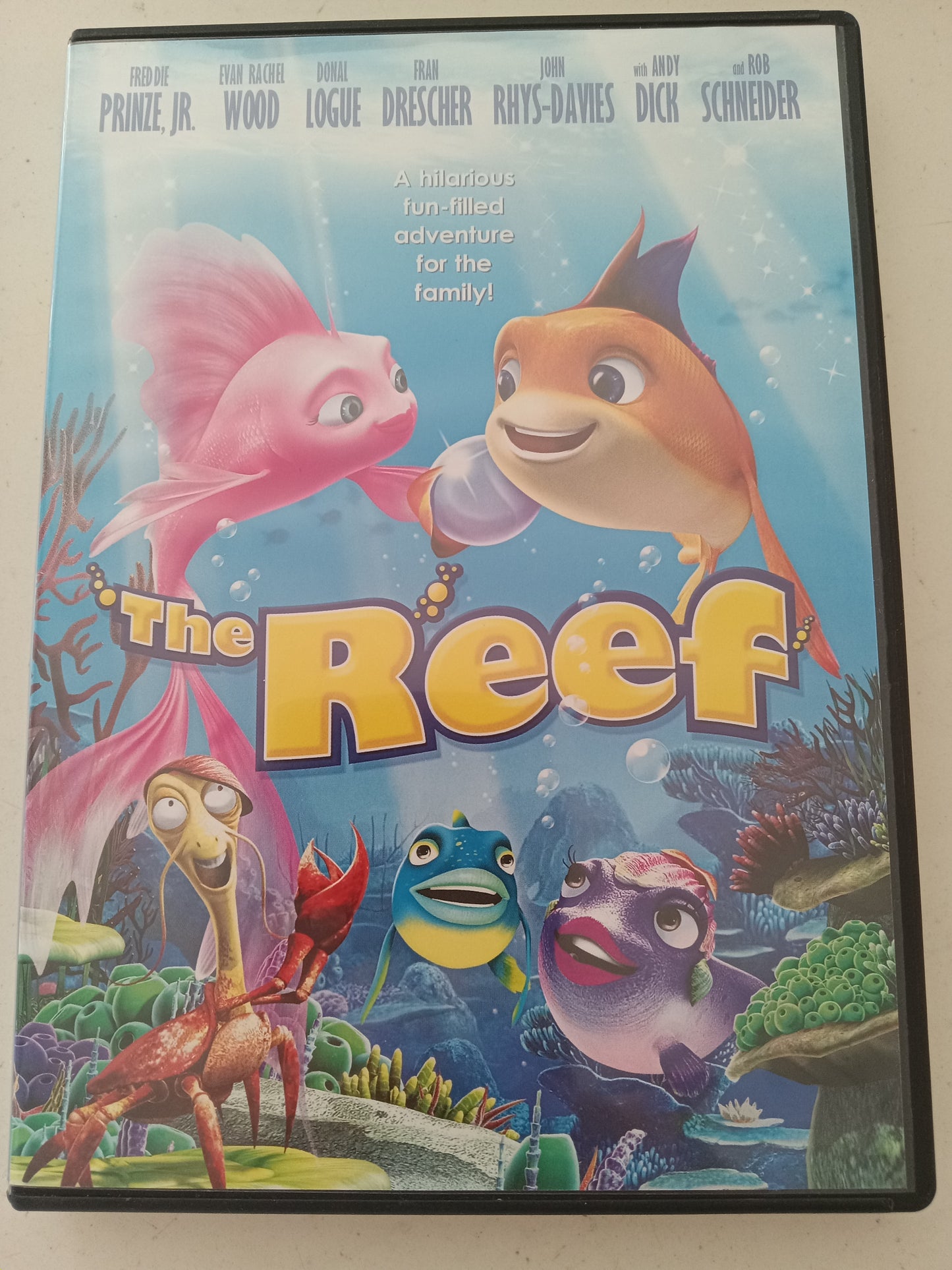 The Reef, Wonderworld Animation DVD Movie, Freddie Prinze Jr. Fullscreen, Rated G, USED