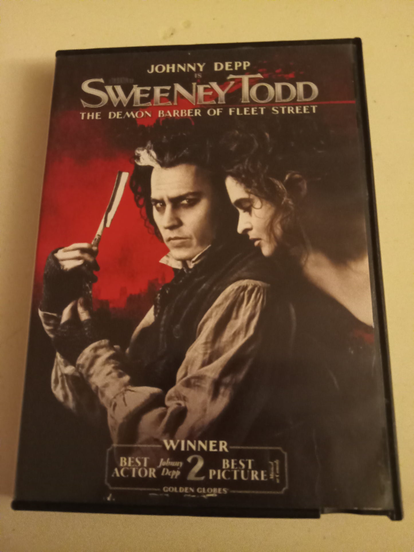 Sweeney Todd, The Demon Barber Of Fleet Street, DVD Movie, Widescreen, Rated R, USED