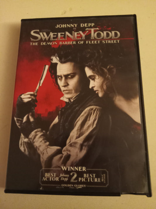 Sweeney Todd, The Demon Barber Of Fleet Street, DVD Movie, Widescreen, Rated R, USED