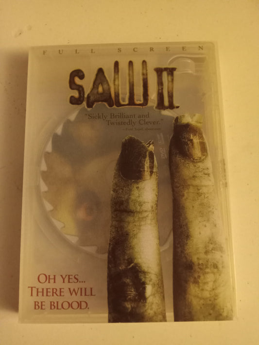Saw II (2), DVD Movie, 2006 Fullscreen, Rated R, USED