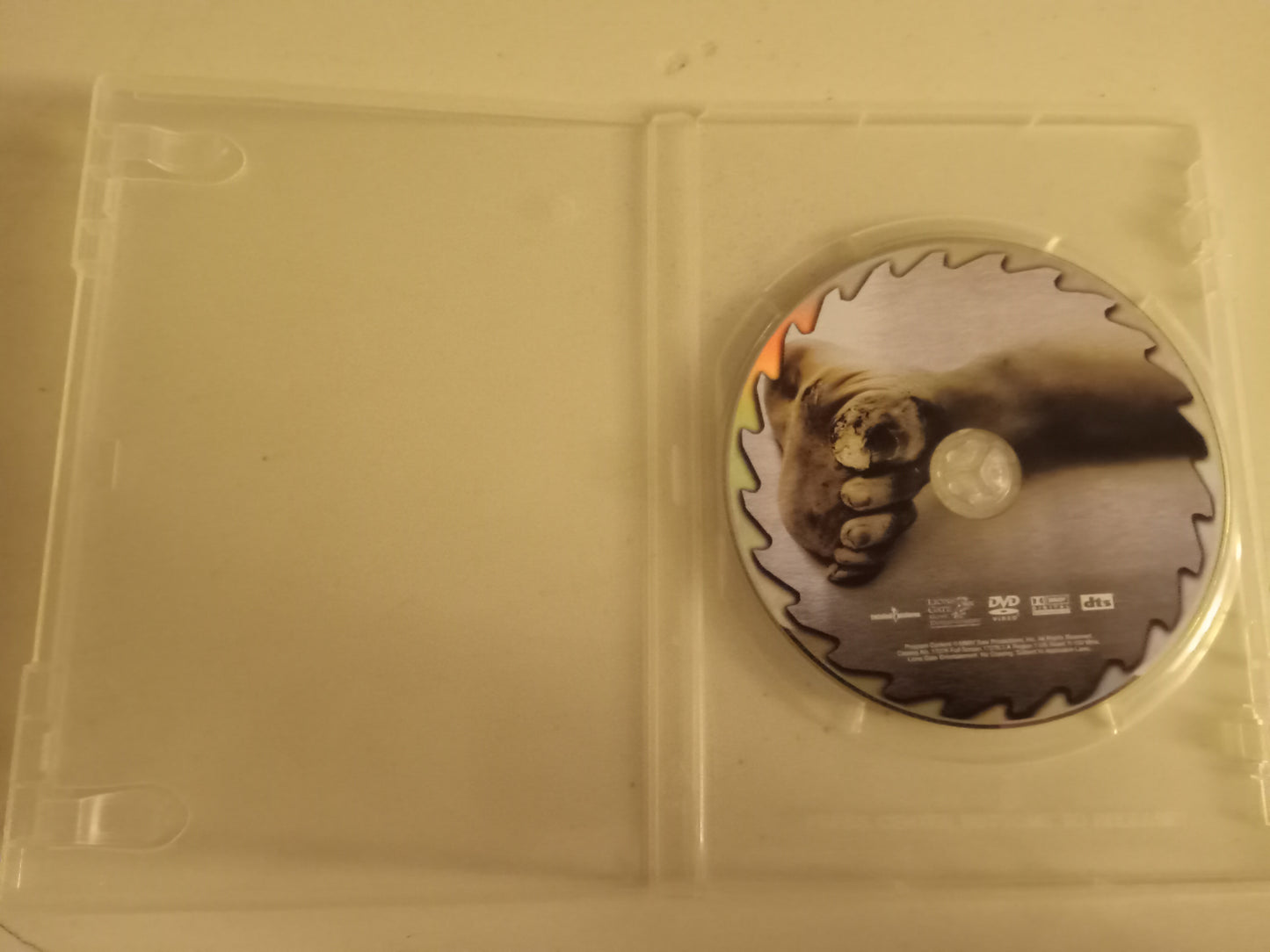 Saw I (1), DVD Movie, Danny Glover, 2004 Fullscreen, Rated R, USED