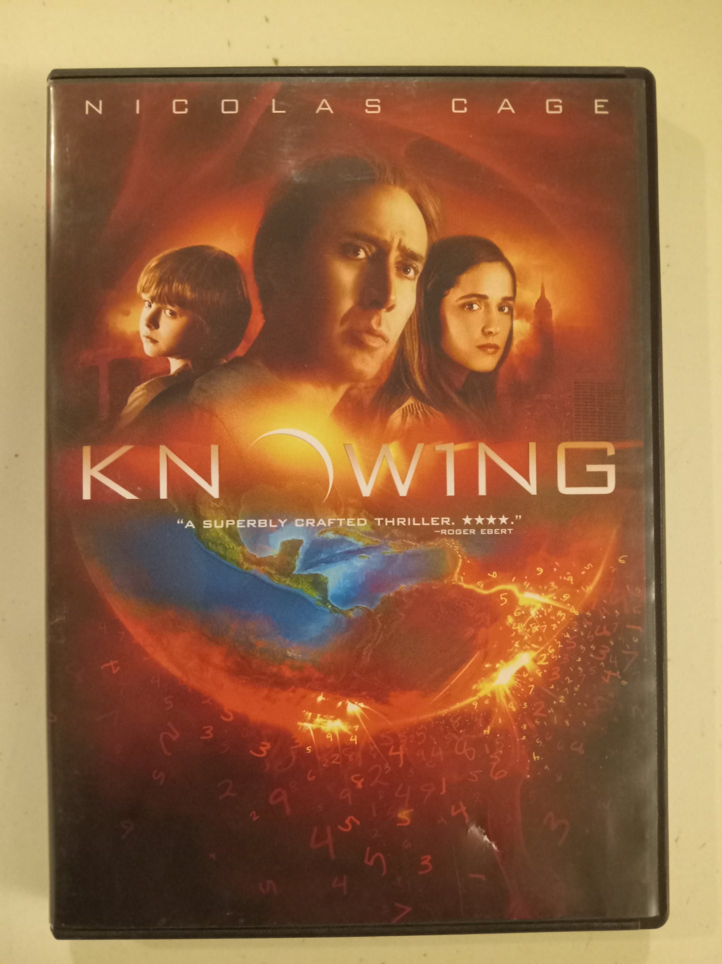 Knowing, DVD Movie, Widescreen, Rated PG-13, USED