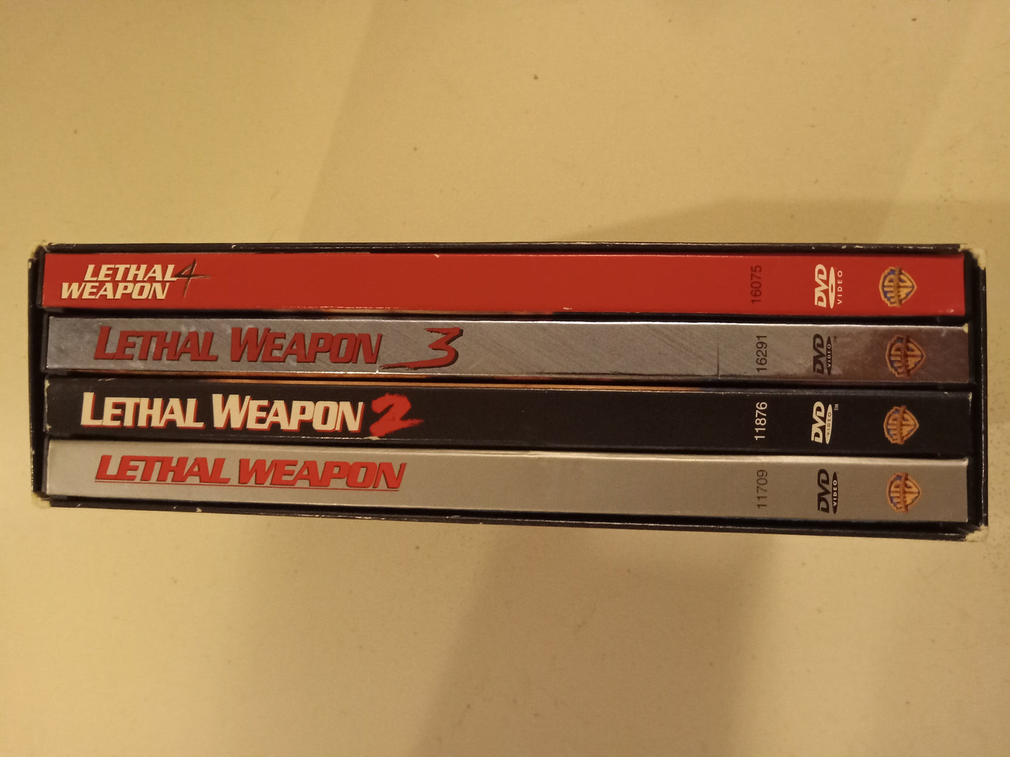 Lethal Weapon 1, 2, 3, 4, 4 Film Favorites, DVD Movies Widescreen, Not Rated/Rated R, USED
