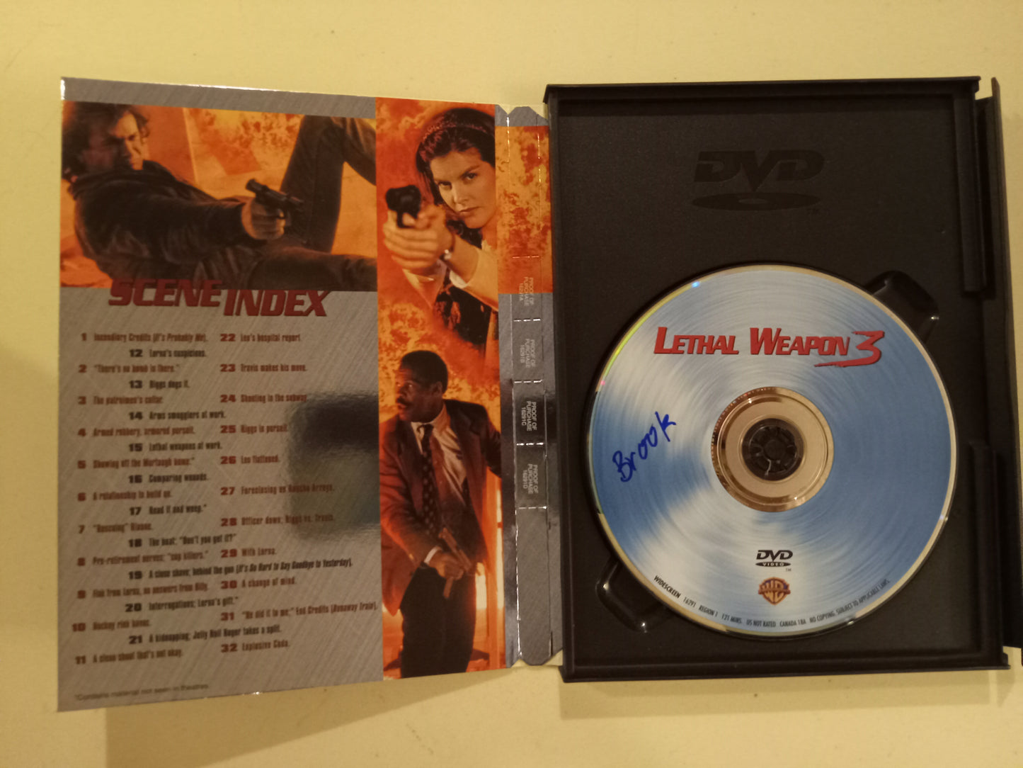 Lethal Weapon 1, 2, 3, 4, 4 Film Favorites, DVD Movies Widescreen, Not Rated/Rated R, USED