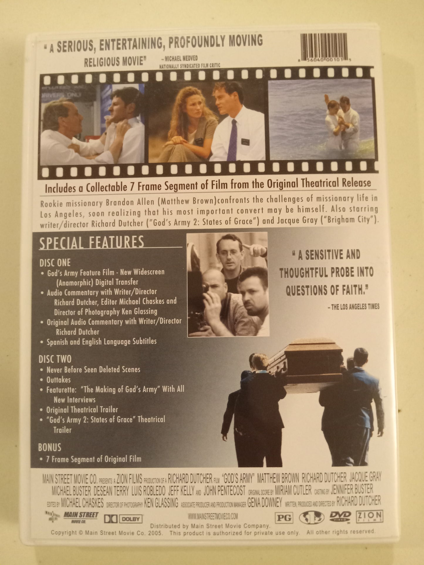 God's Army, 2 Disk Deluxe Edition, DVD Movie, Widescreen, Rated PG, NEW