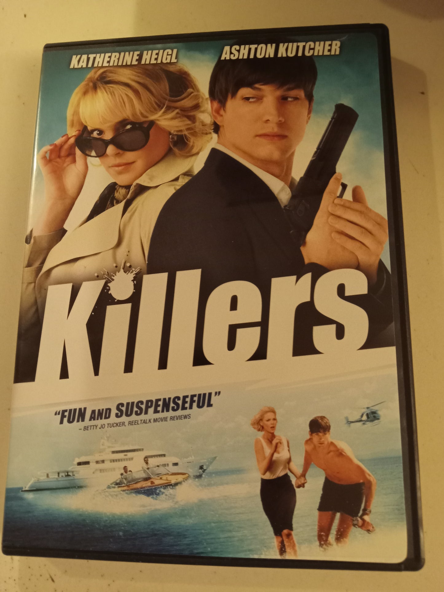 Killers, DVD Movie, Ashton Kutcher Widescreen, Rated PG-13, USED