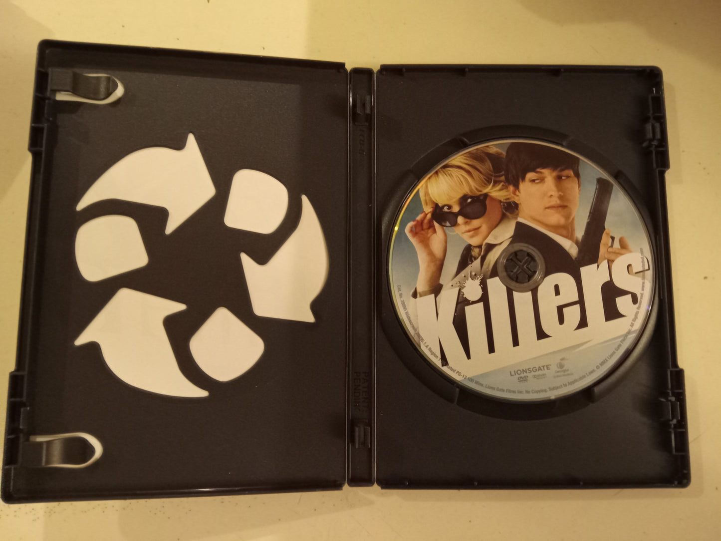 Killers, DVD Movie, Ashton Kutcher Widescreen, Rated PG-13, USED