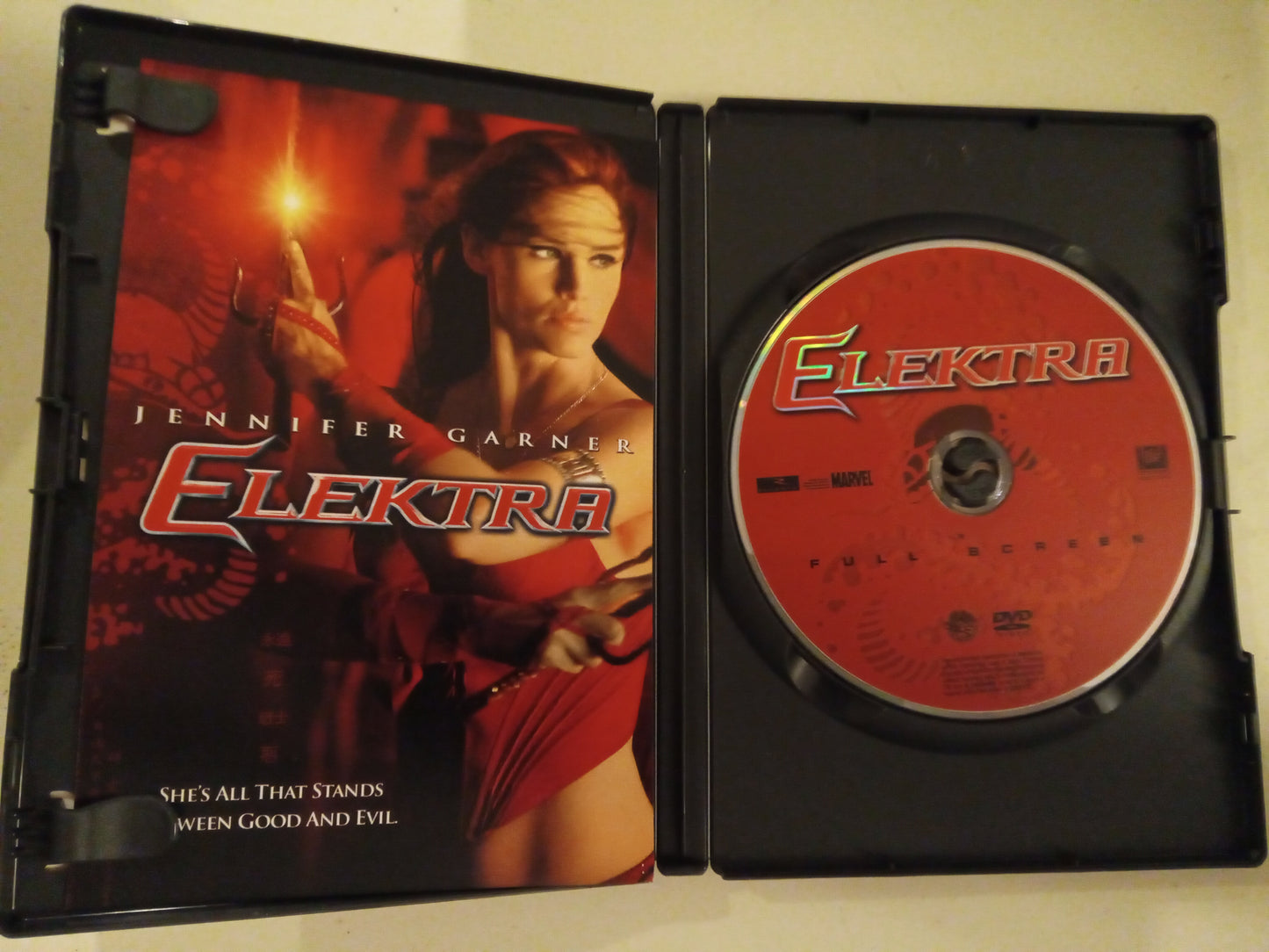 Elektra, DVD Movie, Jennifer Garner Fullscreen, Rated PG-13, USED