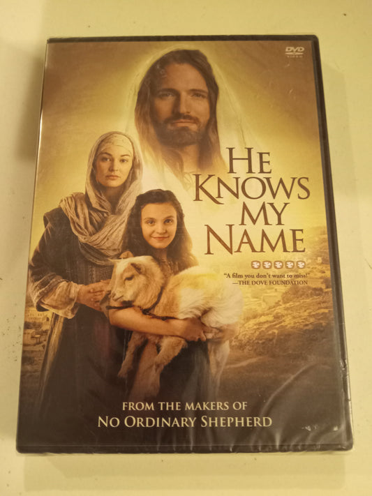 He Knows My Name, Jesus Christ DVD Movie, Not Rated, NEW