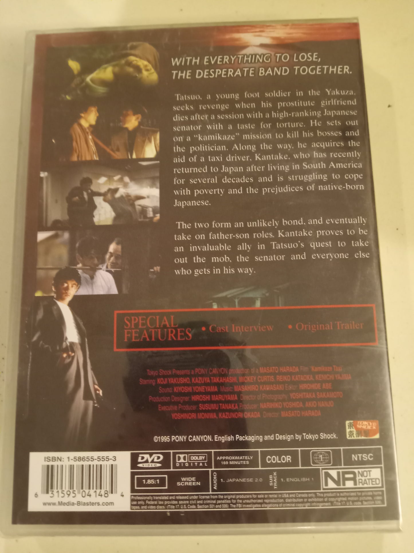 Kamikaze Taxi, DVD Movie, Widescreen, Not Rated, NEW