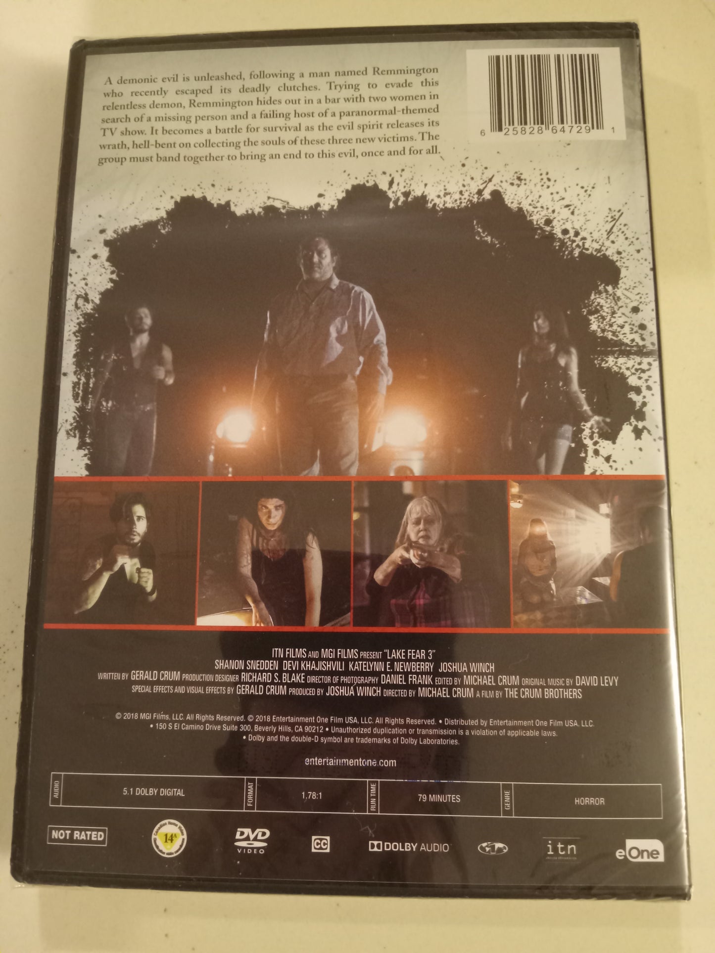 Lake Fear 3, It's Waiting DVD Movie, Fullscreen, Rated, NEW