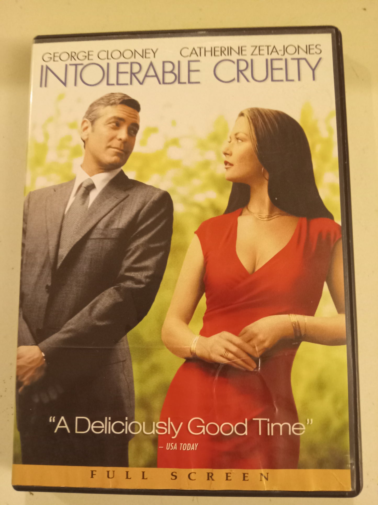 Intolerable Cruelty, DVD Movie, Fullscreen, Rated PG, USED