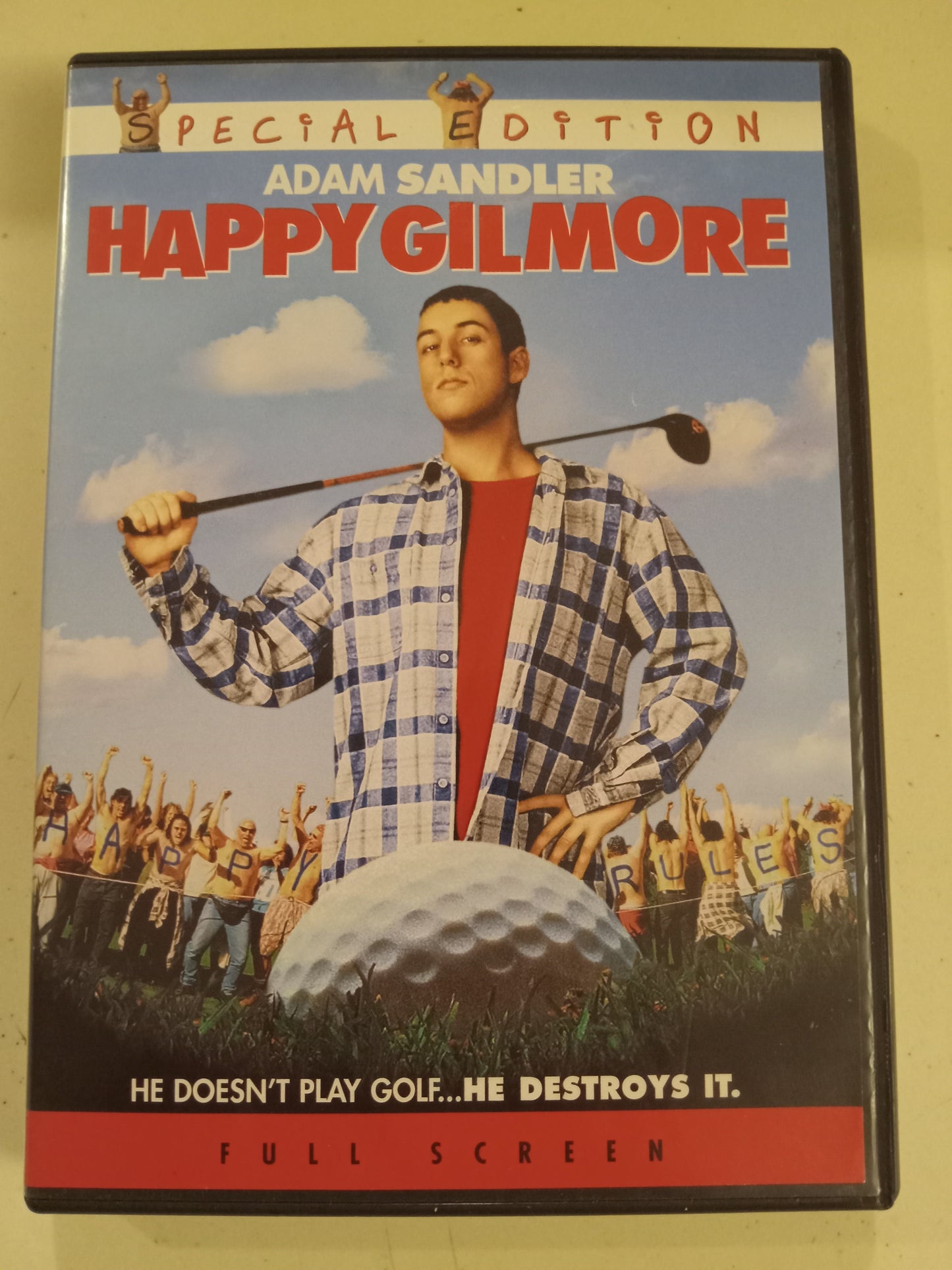 Happy Gilmore, Special Ed. DVD Movie, Widescreen/Fullscreen, Rated PG-13, NEW/USED