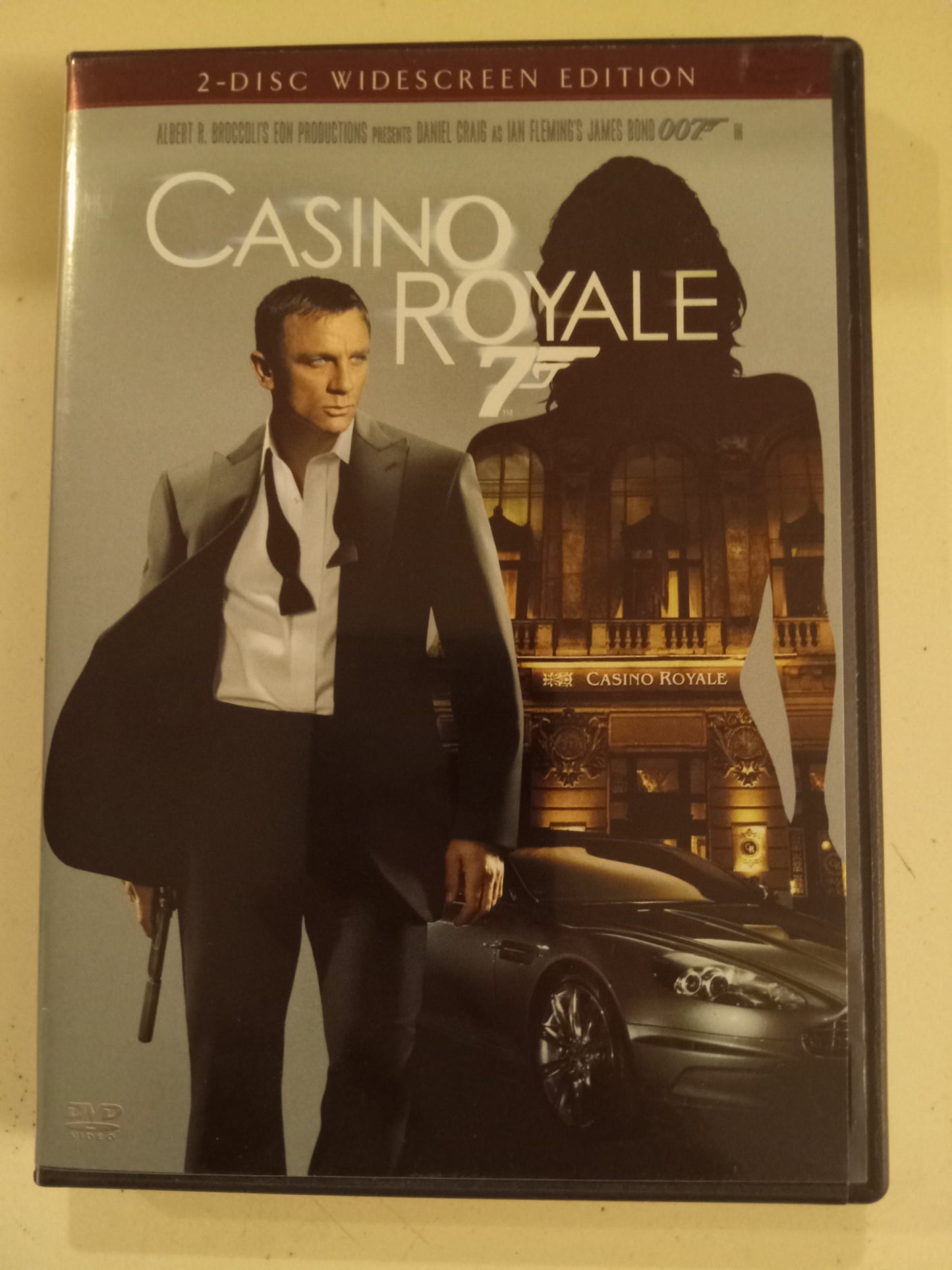 James Bond 007 in Casino Royale, DVD Movie, 2 Discs Daniel Craig Fullscreen/Widescreen, Rated PG-13, NEW/USED