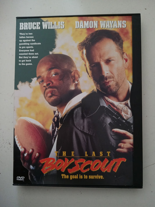 The Last Boy Scout The Goal Is To Survive, DVD Movie, Bruce Willis Widescreen, Rated R, BoyScout USED