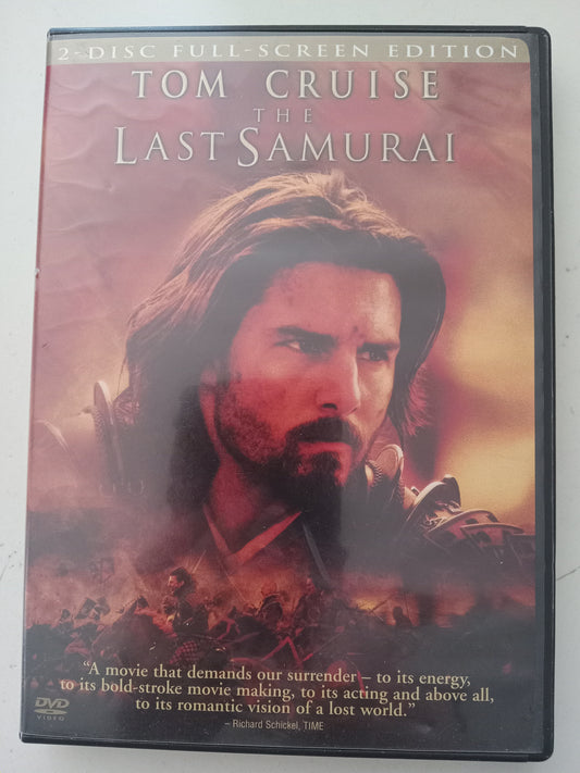 The Last Samurai, 2 Discs, DVD Movie, Tom Cruise Fullscreen, Rated R, USED