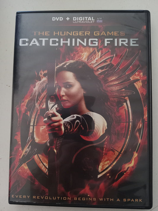 The Hunger Games Catching Fire, DVD Movie, Jennifer Lawrence Widescreen, Rated PG-13, USED