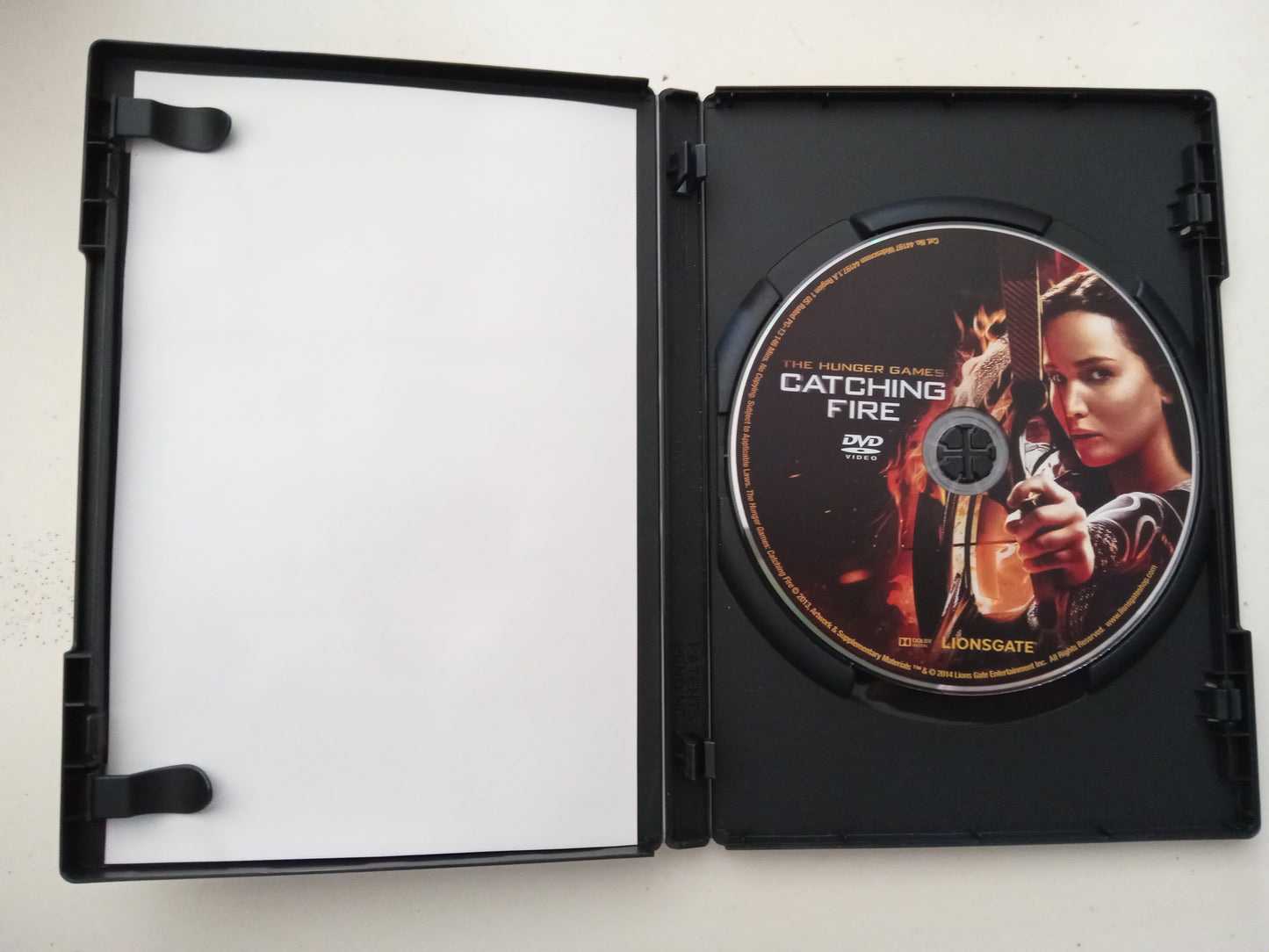 The Hunger Games Catching Fire, DVD Movie, Jennifer Lawrence Widescreen, Rated PG-13, USED