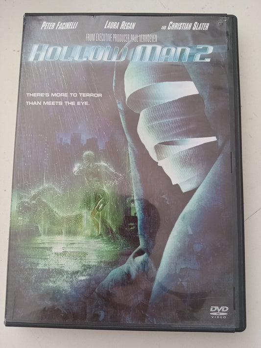 Hollow Man 2, DVD Movie, Christian Slater Widescreen, Rated R, USED